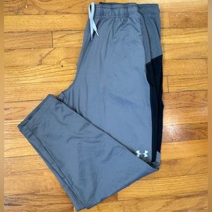 Under Armour Gray and Black Sweatpants